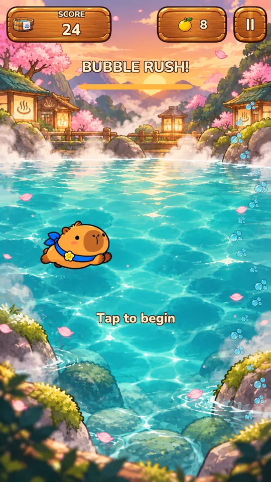 Bubble Rush event warning in Capy Dive