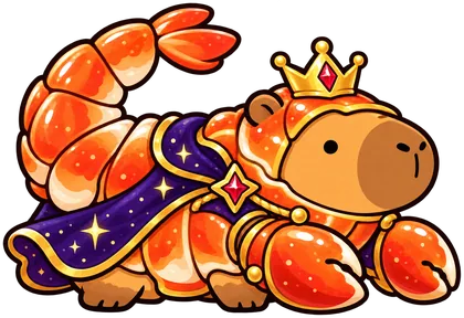 Cosmic Shrimp King capybara skin