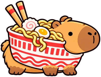Cup Noodle capybara skin